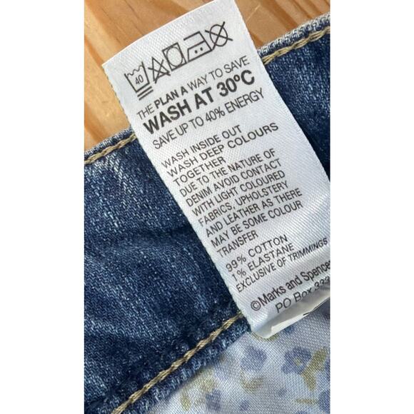 Marks & Spencer M&S Bootcut Jeans Size 10 Women’s Medium Wash Blue 30x30 - Picture 5 of 7